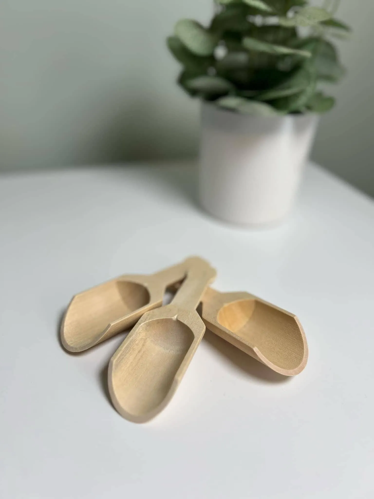 All Natural Wooden Spoon for Laundry Soap and Booster