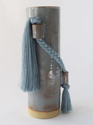 Ceramic Vase 695 by Karen Gayle Tinney - Blue