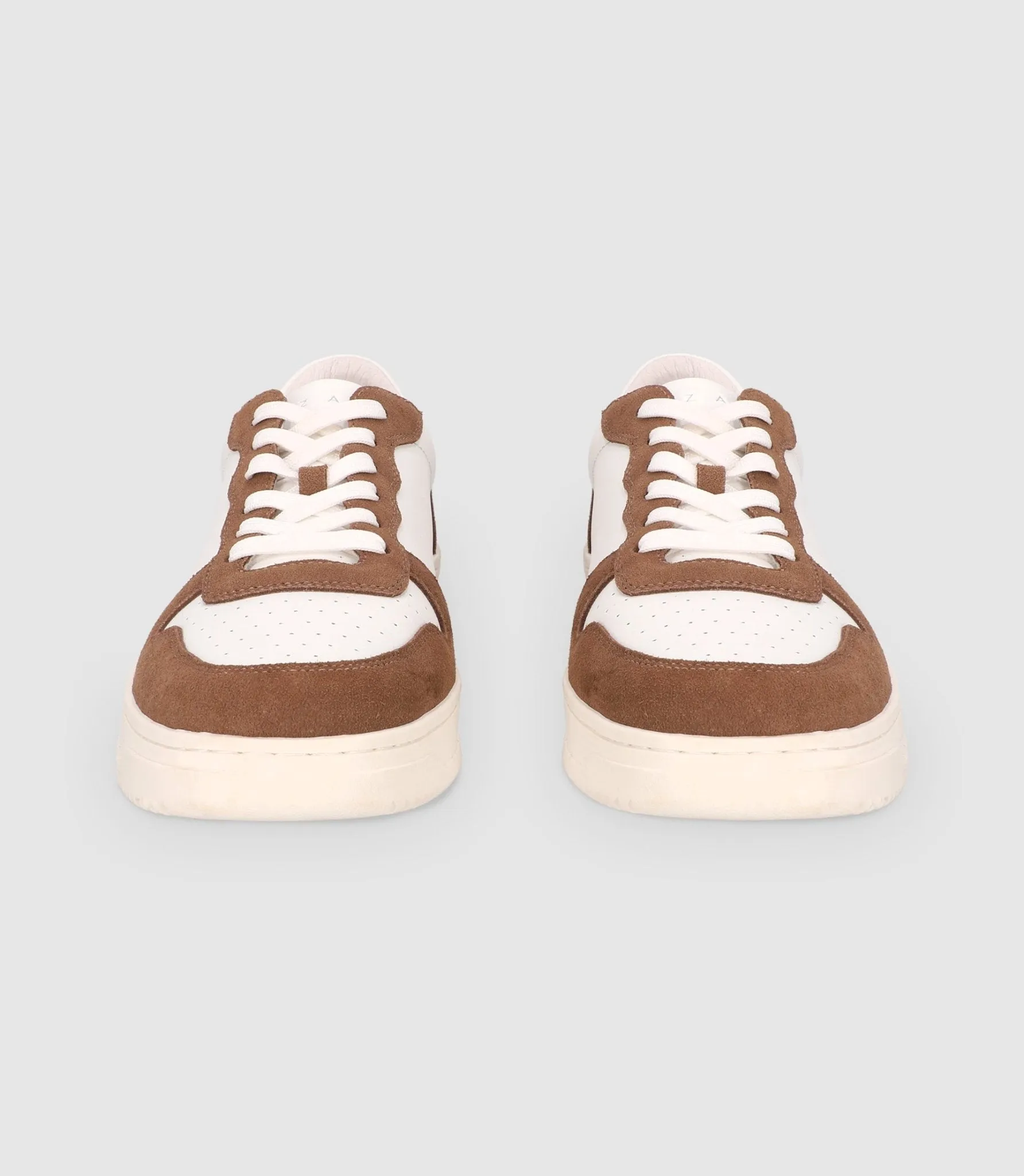 Chaussures sneakers avec logo taupe