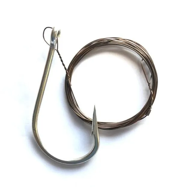 Eagle Claw Shark Wire Rig 2pk 11/0 135" Stainless Hook