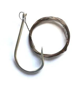 Eagle Claw Shark Wire Rig 2pk 11/0 135" Stainless Hook