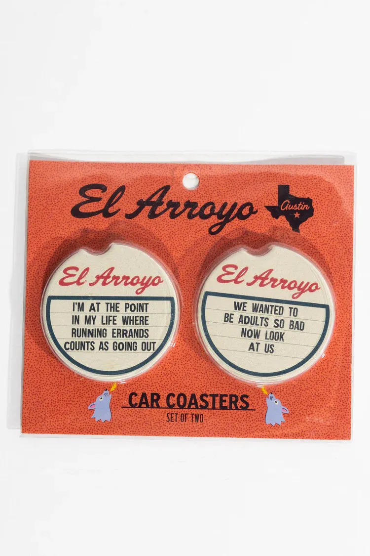 El Arroyo Car Coaster Set - Going out