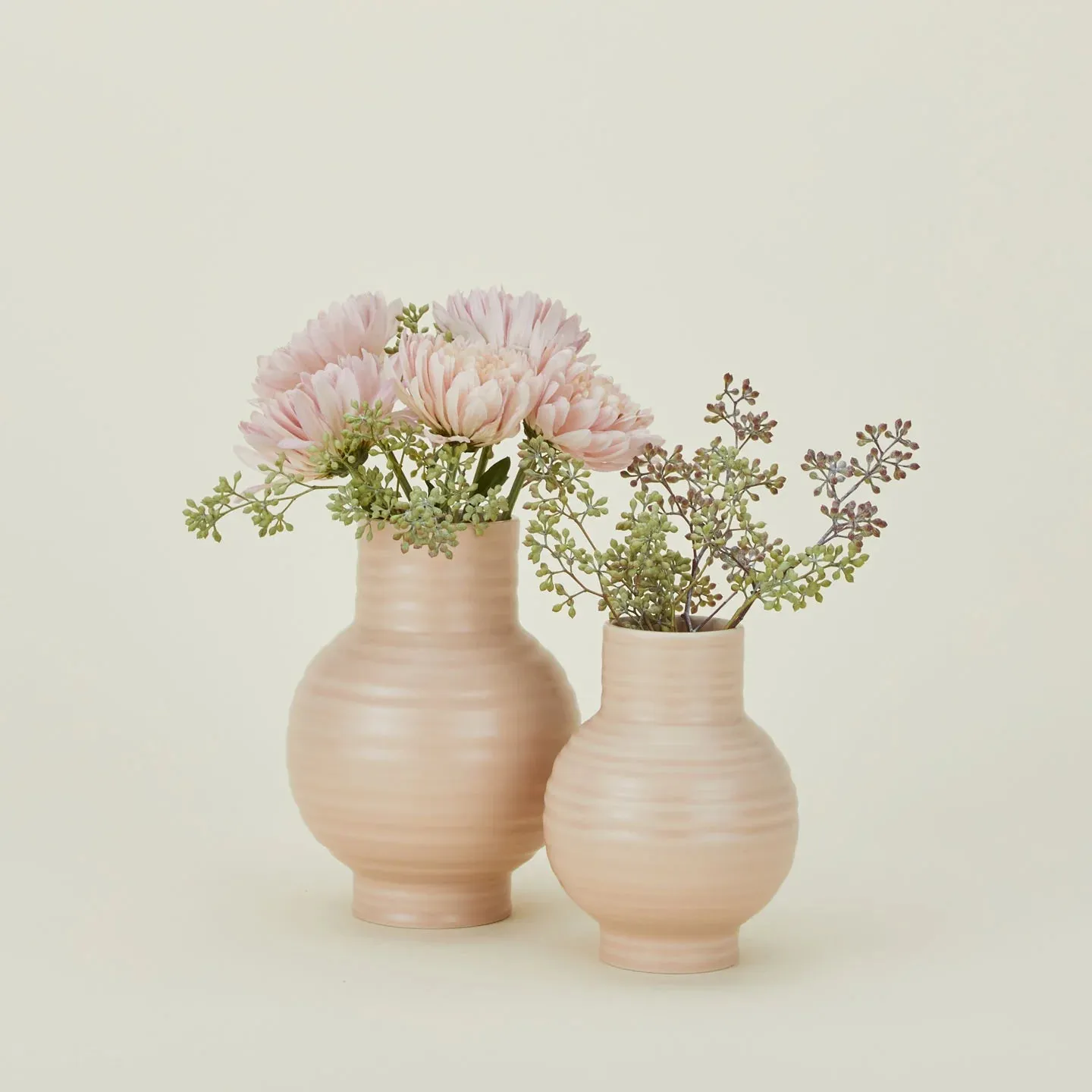 Essential Small Ceramic Vase (Blush)