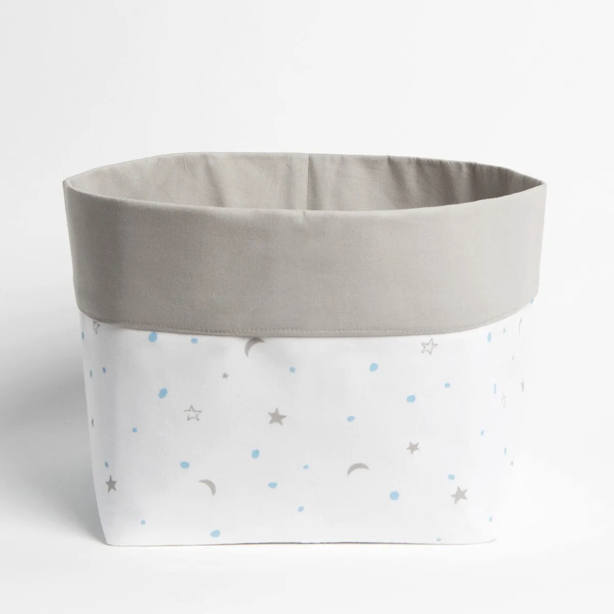 Fabric Storage Baskets <br> Blue Star, Set of 2<br><span style="font-size: 10px;">Can be Personalised</span>