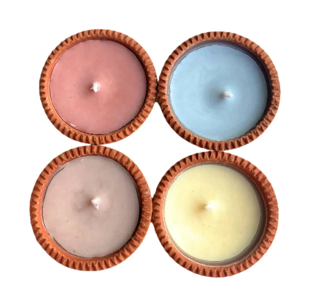 Gorganick Organic Soy Wax Candles Pack of 4
