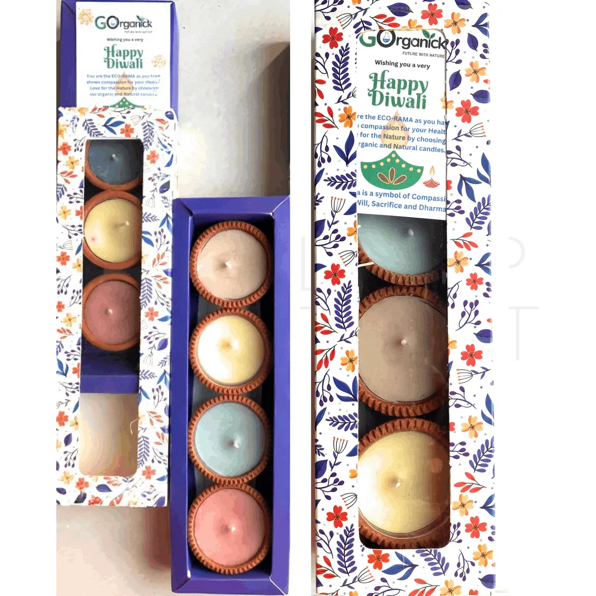 Gorganick Organic Soy Wax Candles Pack of 4