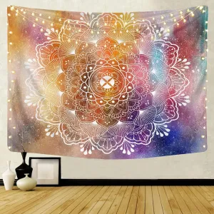 Indian Mandala Tapestry Psychedelic Passion Multi Wall Hanging Boho Decor