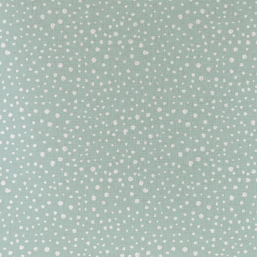 Lunar Pale Mint Spot-Coastal Fringe-Cushion Cover-45cm X 45cm