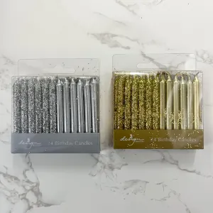 Metallic Stick Candles