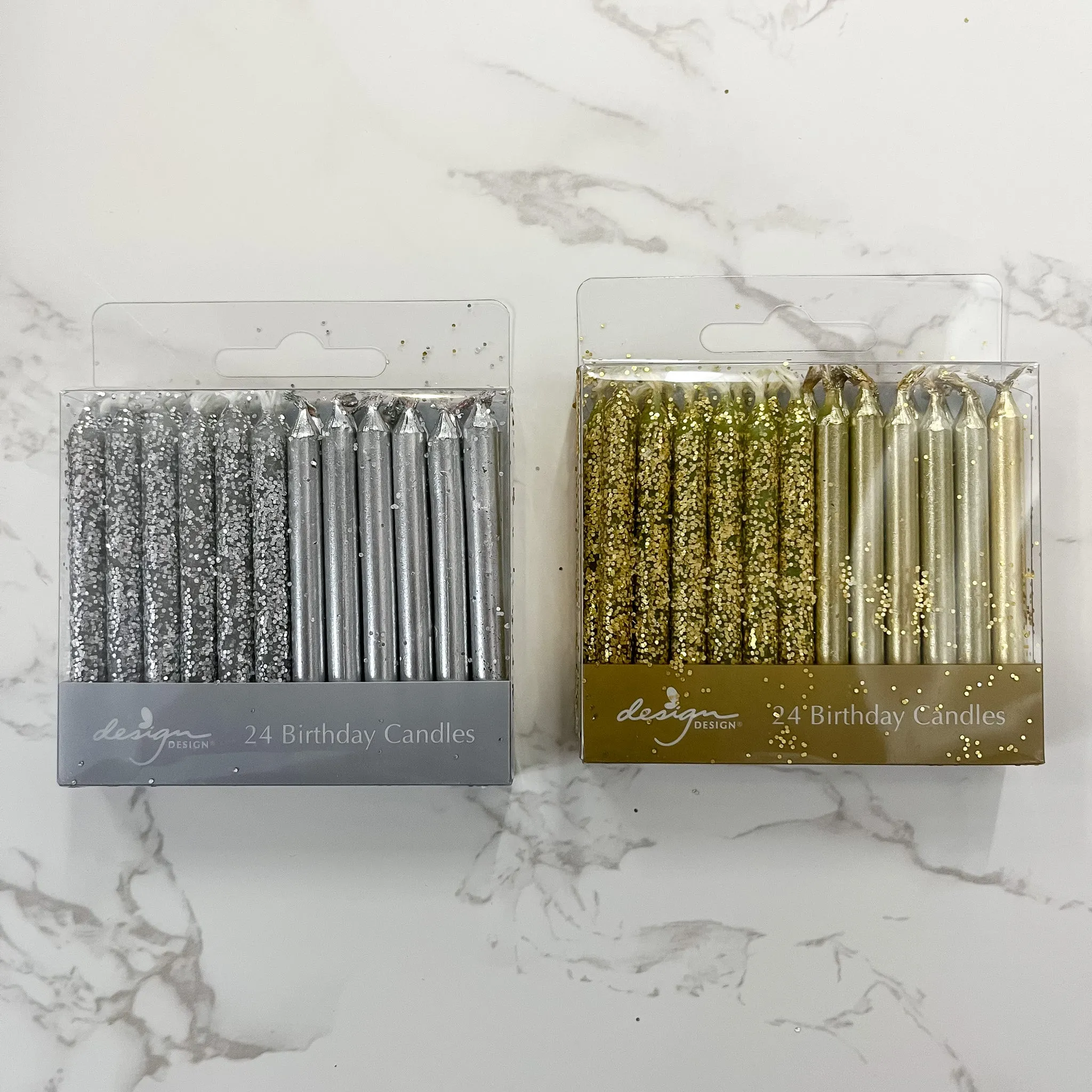 Metallic Stick Candles