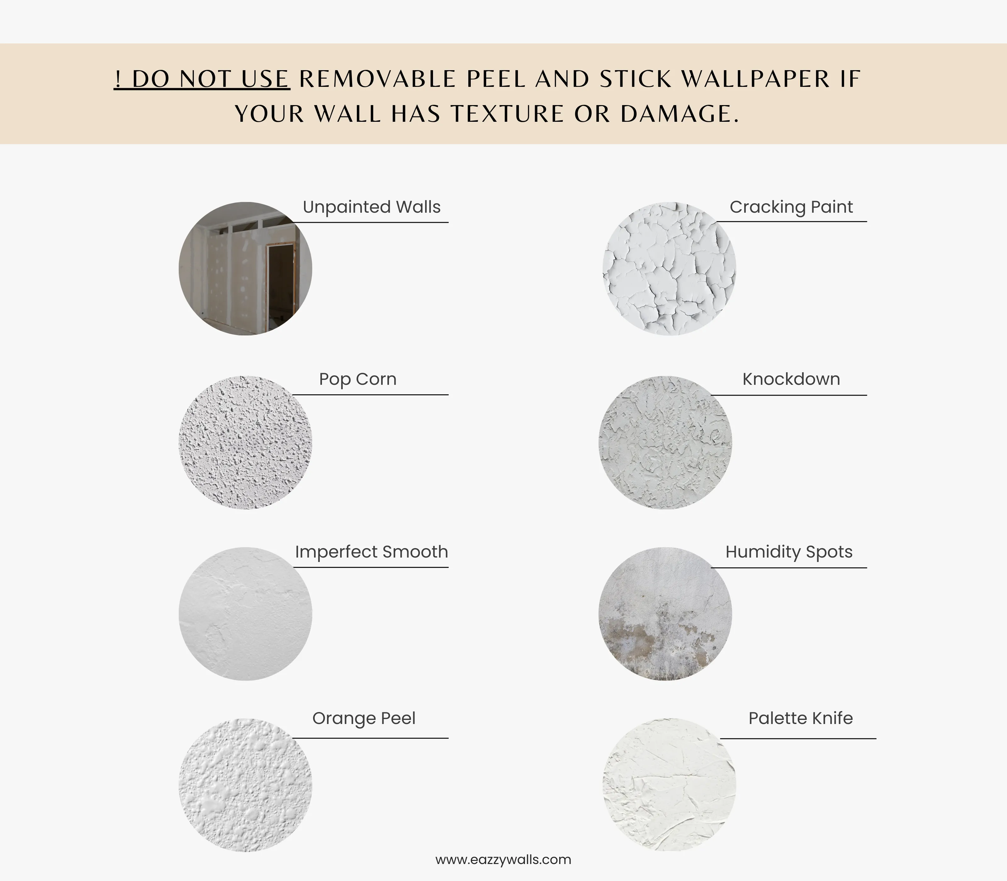Modern Limewash Wallpaper – Soft Faux Plaster Wall Mural