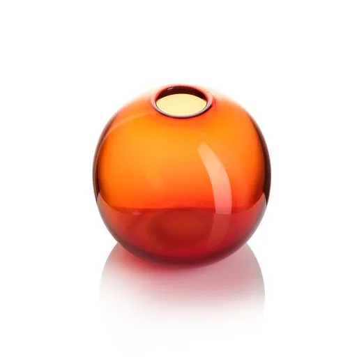 Round Bud Vase - Red