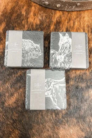 Slate Coaster Set - 4 PC
