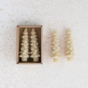 Small Tree Taper Candle | 2 Pack (Eggnog)