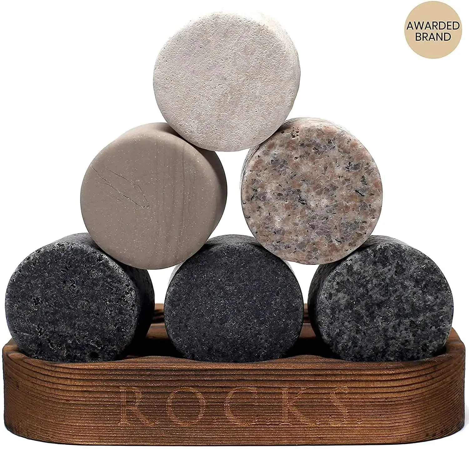 Whiskey Stones & Reserve Whiskey Crystal Glass