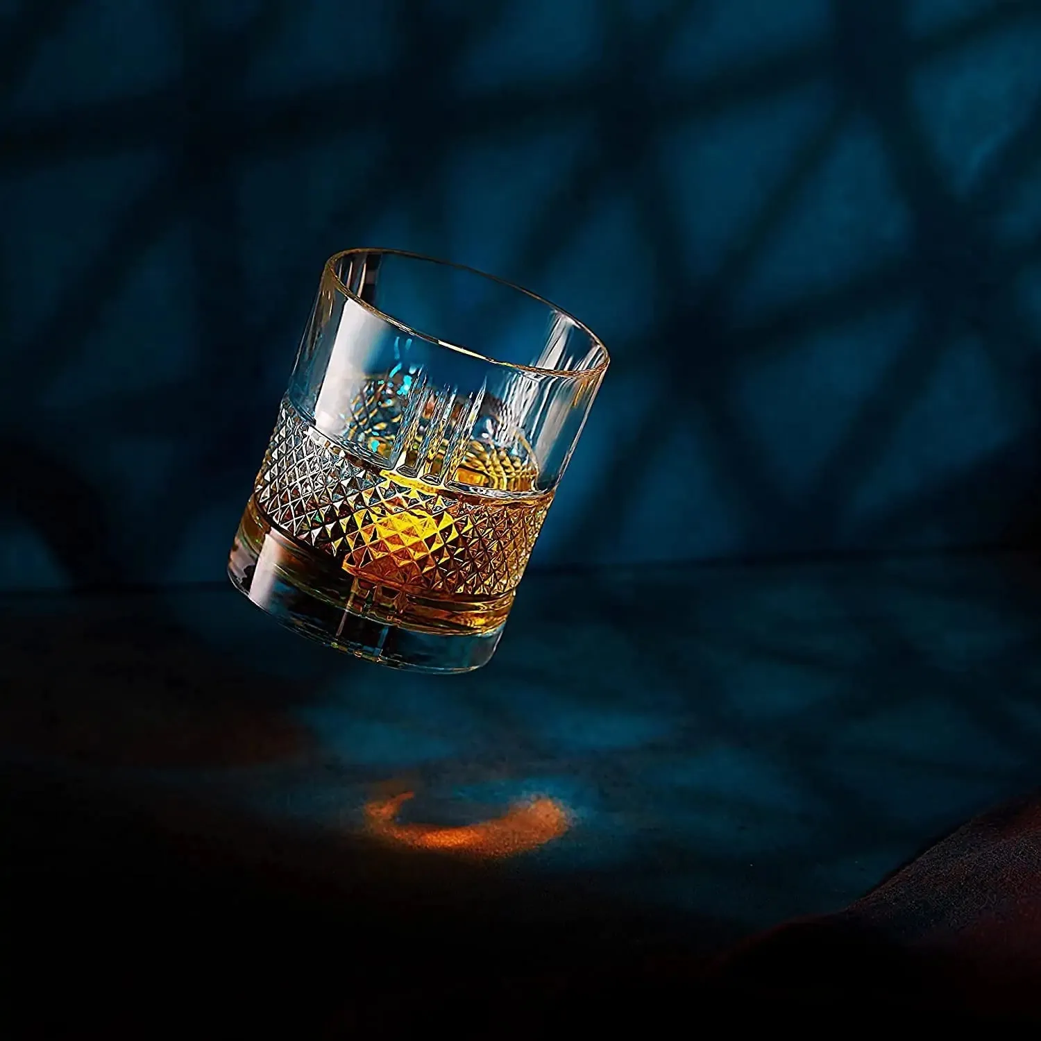 Whiskey Stones & Reserve Whiskey Crystal Glass